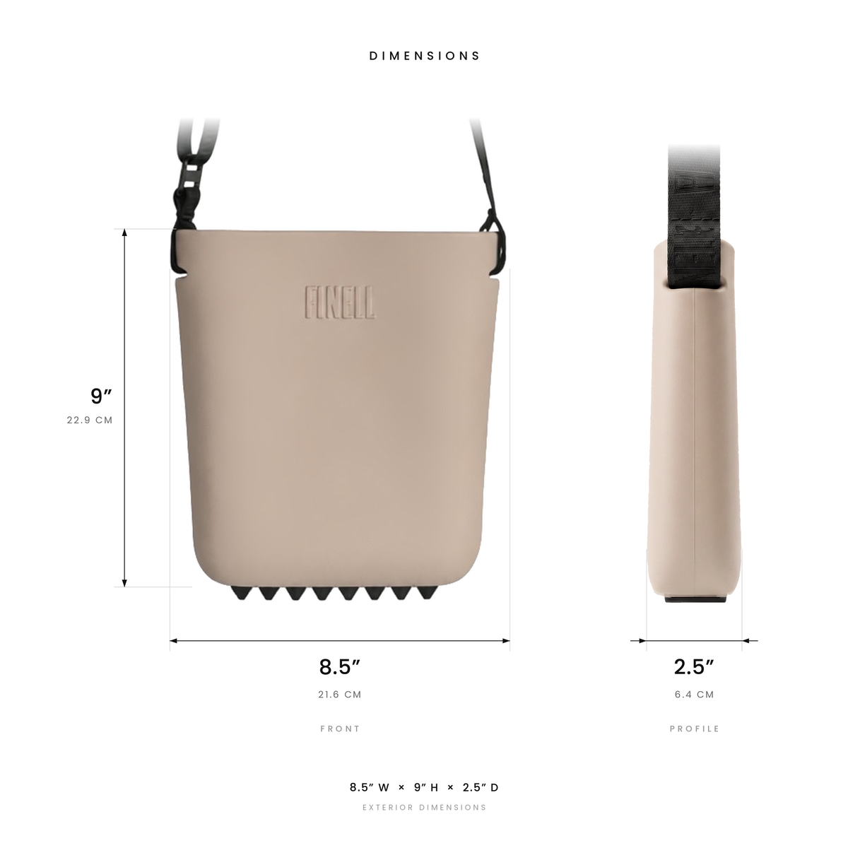 Finell Crossbody bag dimensions